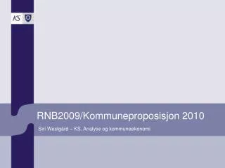 rnb2009 kommuneproposisjon 2010