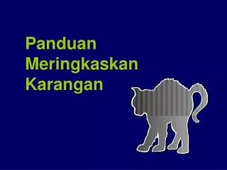 panduan meringkaskan karangan