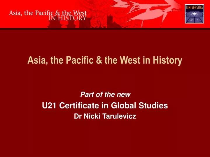 asia the pacific the west in history