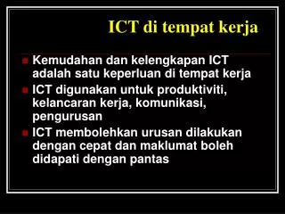 ict di tempat kerja