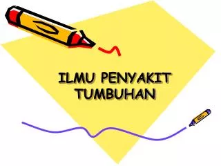 ilmu penyakit tumbuhan