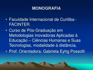 monografia