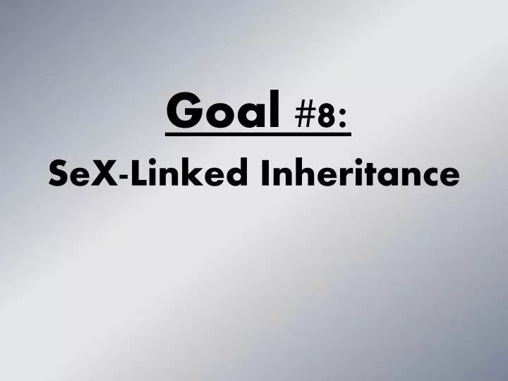 goal 8