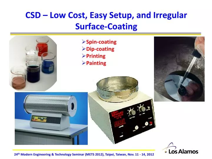 csd low cost easy setup and irregular surface coating