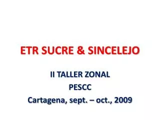 etr sucre sincelejo