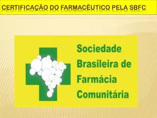 certifica o do farmac utico pela sbfc