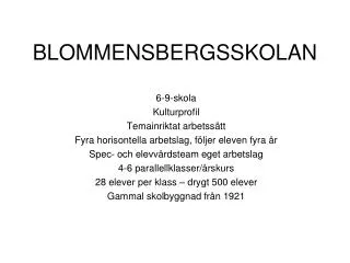 blommensbergsskolan