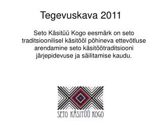 tegevuskava 2011