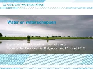 water en waterschappen