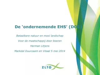 de ondernemende ehs doe