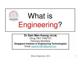 What is Engineering ?