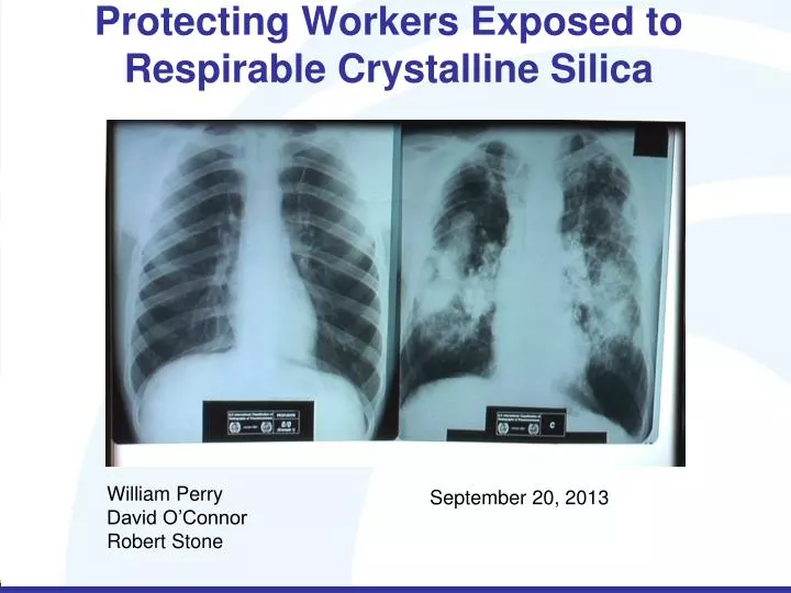 protecting workers exposed to respirable crystalline silica