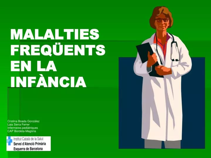 malalties freq ents en la inf ncia