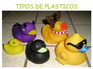 tipos de plasticos