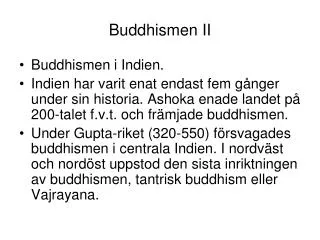buddhismen ii