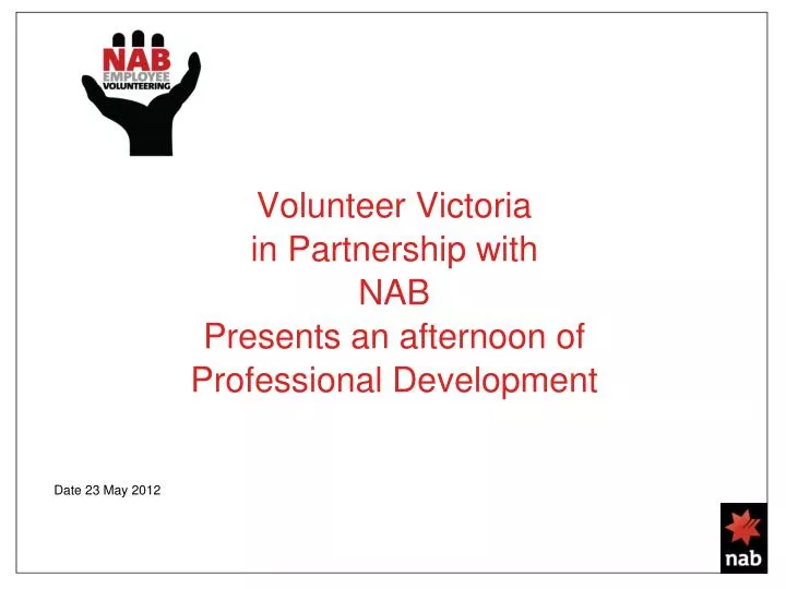 volunteer victoria in partnership with nab presents an afternoon of professional development
