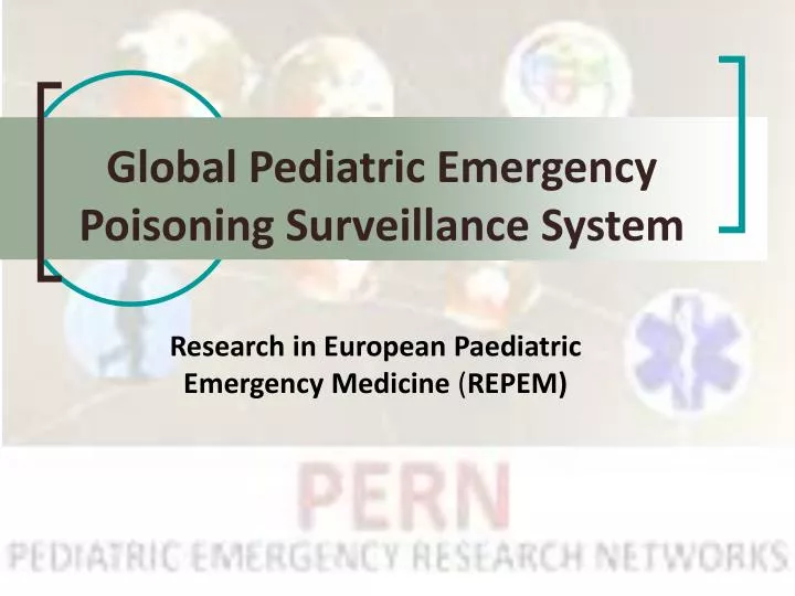 global pediatric emergency poisoning surveillance system