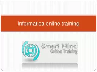 Informatica online training | Online Informatica Training in