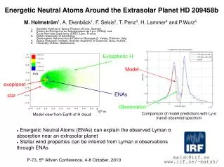 Energetic Neutral Atoms Around the Extrasolar Planet HD 209458b