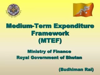 Medium-Term Expenditure Framework (MTEF)