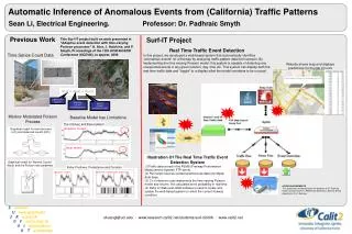 Automatic Inference of Anomalous Events from (California) Traffic Patterns