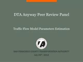 DTA Anyway Peer Review Panel