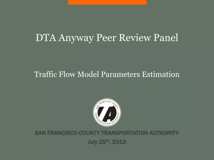 dta anyway peer review panel