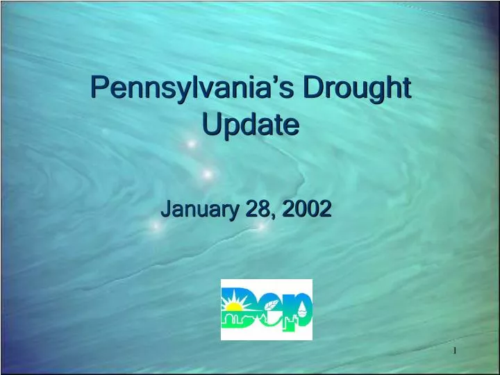 pennsylvania s drought update