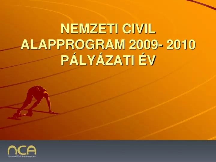 nemzeti civil alapprogram 2009 2010 p ly zati v