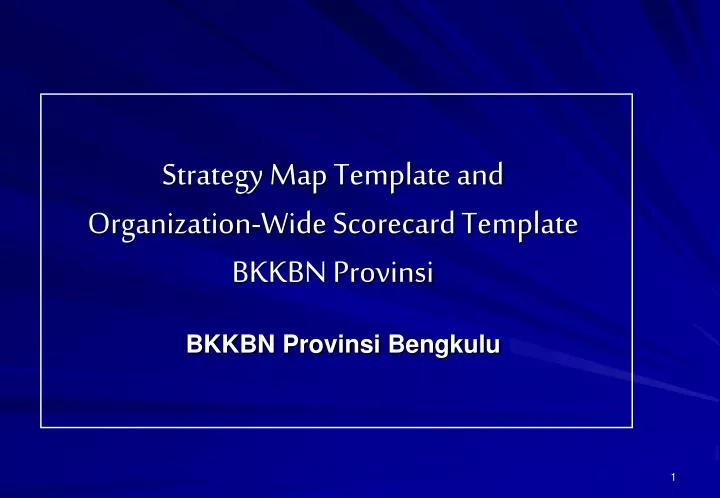 strategy map template and organization wide scorecard template bkkbn prov insi