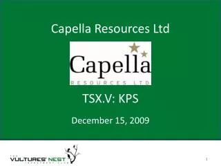 Capella Resources Ltd