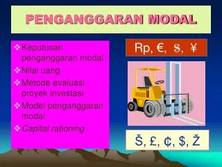 penganggaran modal