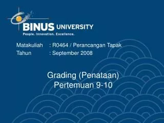 grading penataan pertemuan 9 10