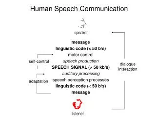 Human Speech Communication