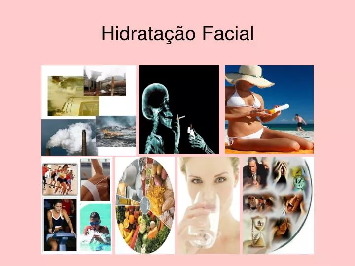 hidrata o facial