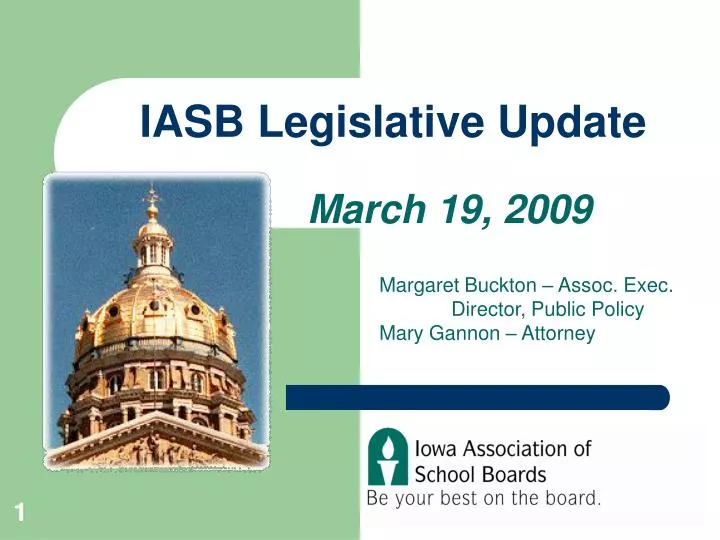 iasb legislative update