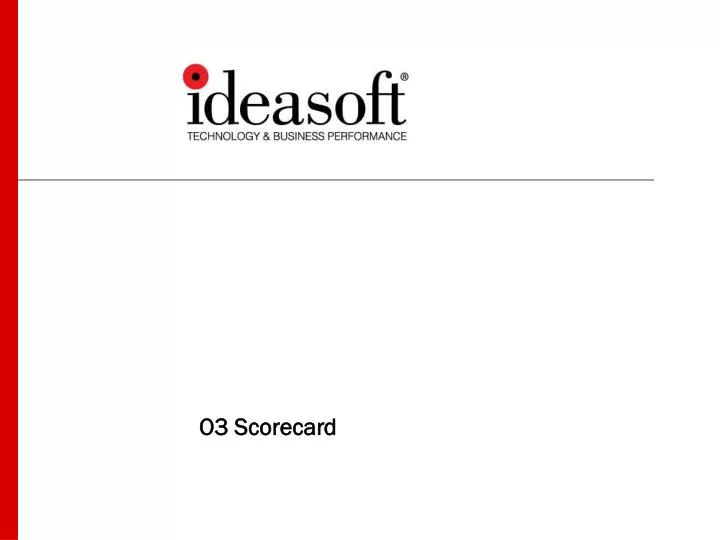 o3 scorecard