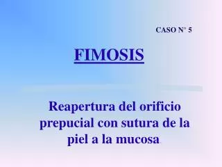 fimosis