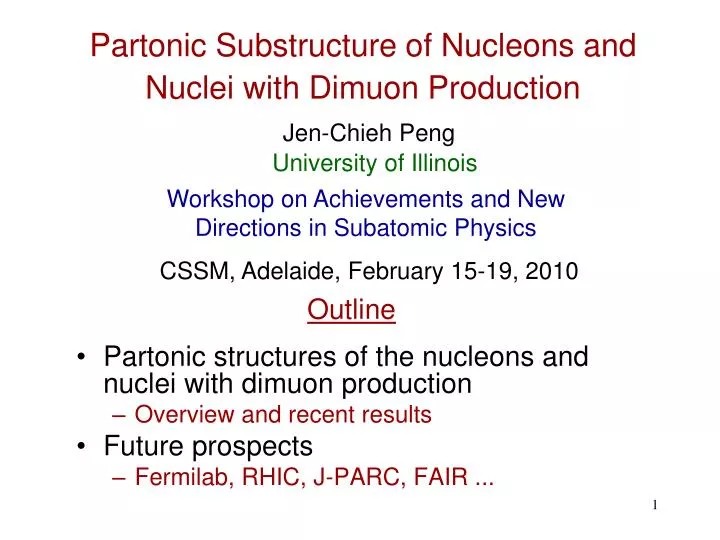 partonic substructure of nucleons and nuclei with dimuon production