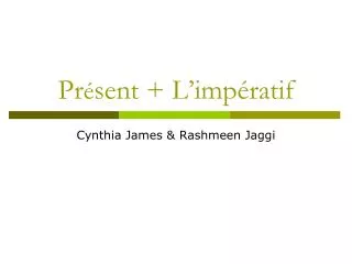 pr sent l imp ratif