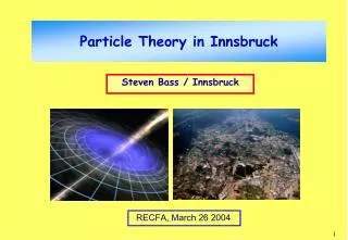 Particle Theory in Innsbruck
