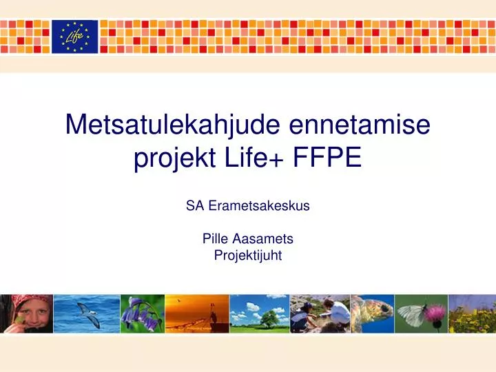 metsatulekahjude ennetamise projekt life ffpe
