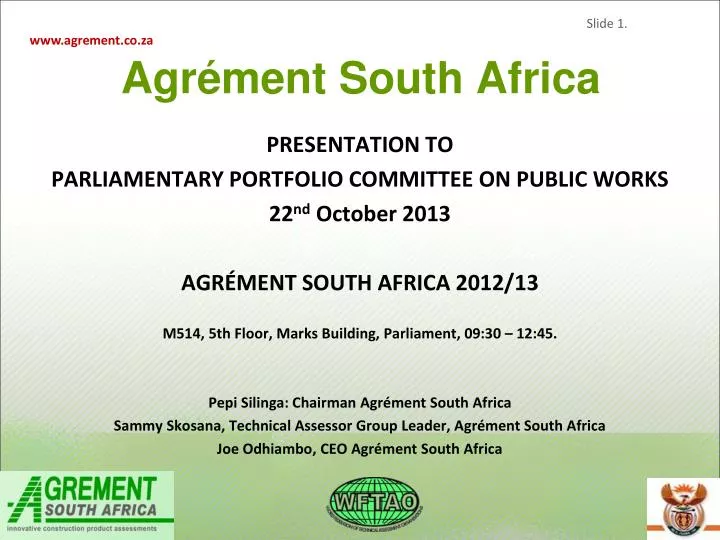 agr ment south africa