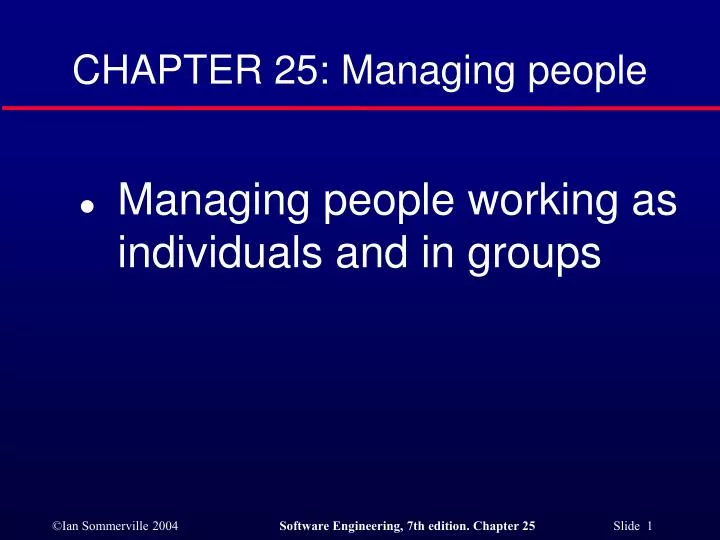 chapter 25 managing people