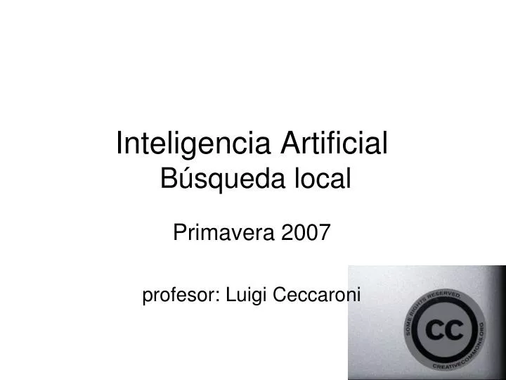 inteligencia artificial b squeda local