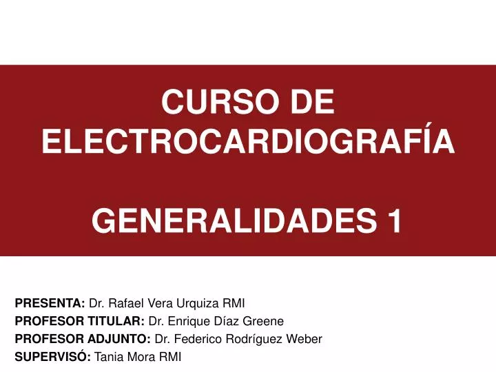 curso de electrocardiograf a generalidades 1