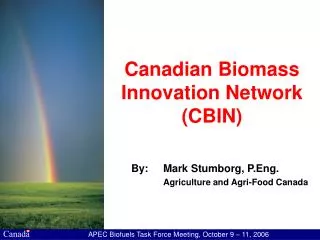 Canadian Biomass Innovation Network (CBIN)