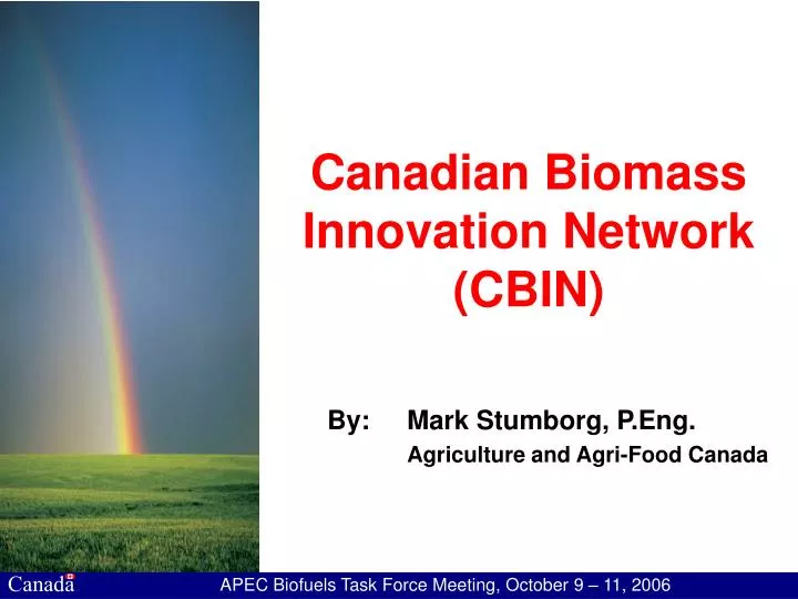 canadian biomass innovation network cbin