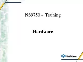 NS9750 - Training Hardware