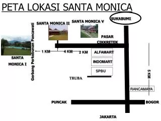 peta lokasi santa monica